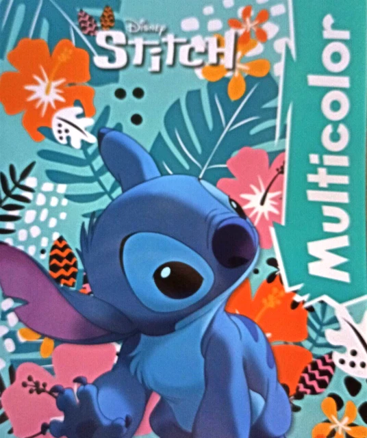 Disney Malbuch  Stitch Multicolor DIN A4 Ausmalheft Malen für  Kinder Malspaß