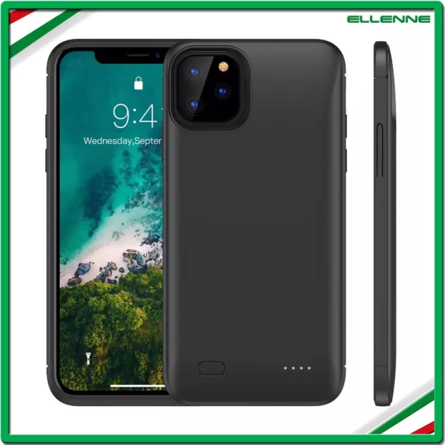 ✅ SMART COVER BATTERIA IPHONE 11 6.1" BATTERY CASE RICARICABILE 6200mAh ✅