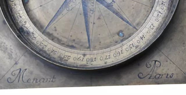 18th Century Sundial compass Menant A Paris 2