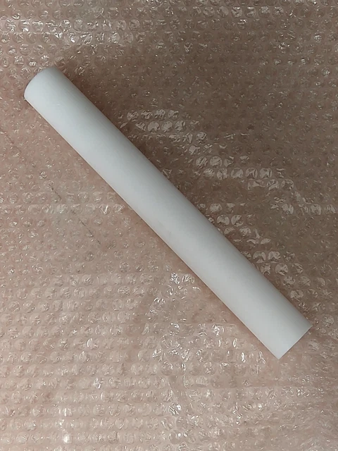Teflon Ptfe Plastic Rod Bar 1.5 Inch 1 1/2 Dia 30cm/11. 75"  Length