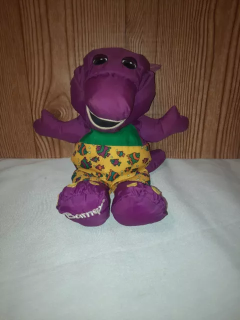 VINTAGE 1993 BARNEY Playskool Water Pals Bath Time Polyester The Lyons ...