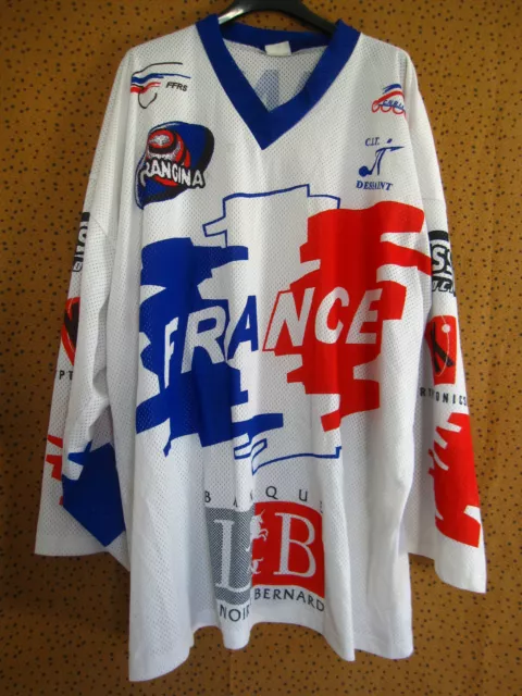 Maillot CNRILH roller Hockey Equipe de France Cit Dessaint Jersey Vintage - XXL