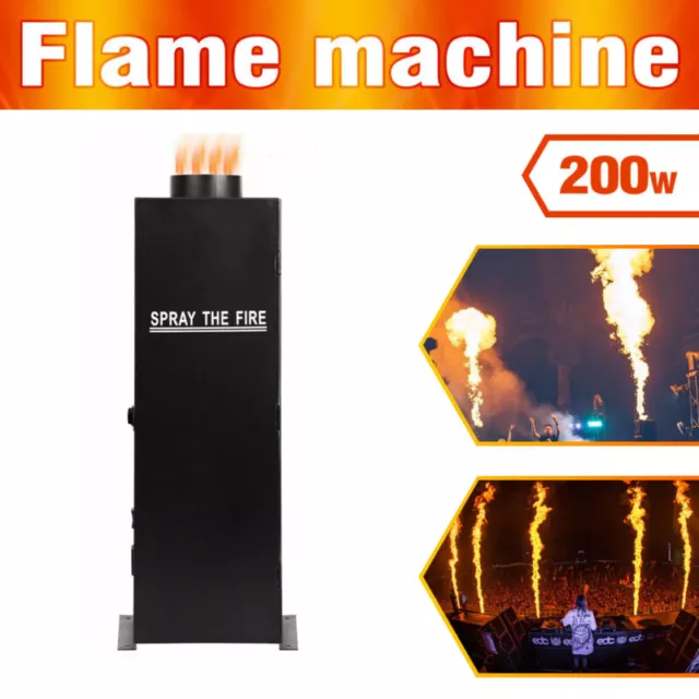 200W DMX Fire Flame Thrower Projector Flame Effect Machine for DJ Stage Show