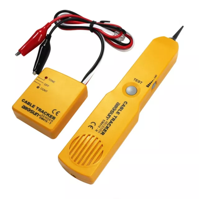 Network Cable Tester Wire Tracker  Telephone Line Finder Tone Generator Probe Ki