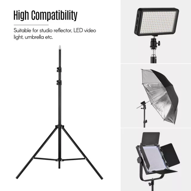 Adjustable Tripod Light Stand Photography Studio LED Video Umbrella Ring Light