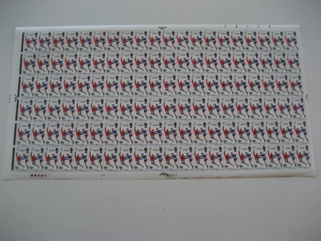 GB Sg 700 WINNERS WORLD CUP 1966 COMPLETE SHEET  120 STAMPS mnh