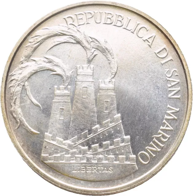 FITZ San Marino 500 Lire 1984 Olympische Sommerspiele Silber °TCH790