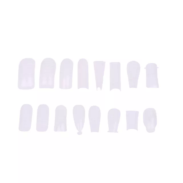 60Pcs ABS Extension Nail Forms For UV Gel Polish False Nail Art Tips Set{ Y4