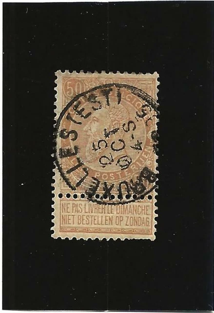 T476  /  Belgique N° 62 Oblitere