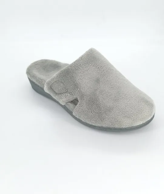 7771 Vionic Womens Indulge Gemma Mule Slipper Light Grey Size 8M US