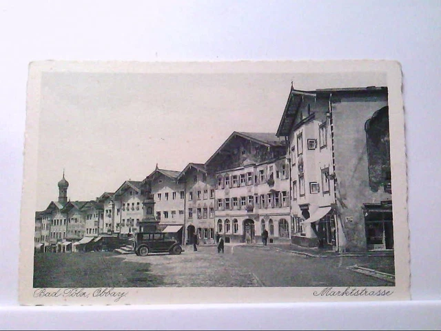 AK Bad Tölz in Oberbayern, Marktstrasse, Strassenpartie.