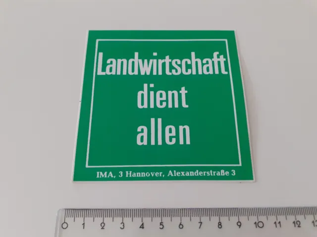 Landwirt Altdeutsch Aufkleber Sticker Landwirtschaft Bauer Adler 7x7cm  #A4200