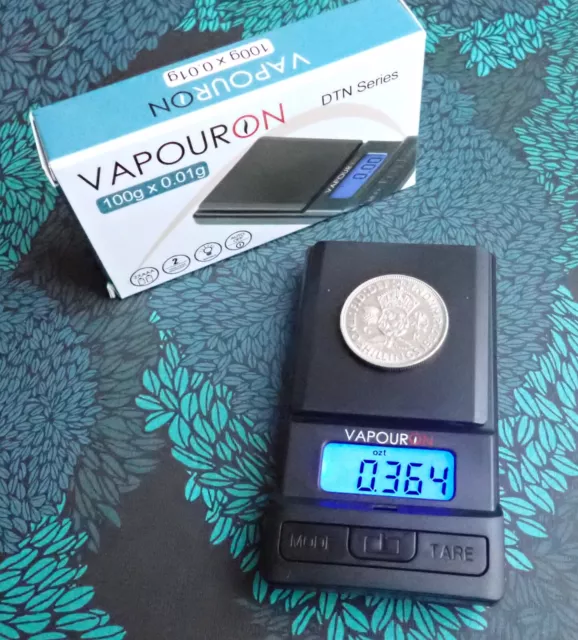 Vapouron DTN small digital coin scales (ounce, troy oz, dwt, carat) gold silver