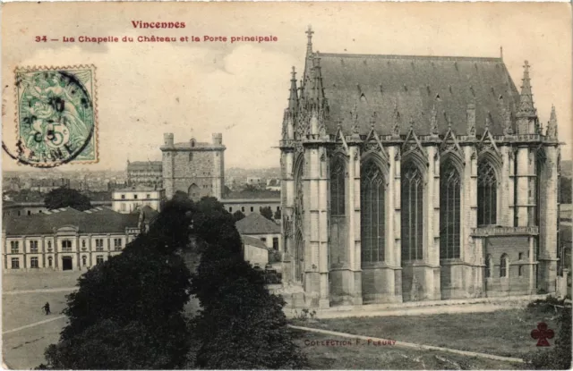 CPA Vincennes La Chapelle du Chateau (1347031)