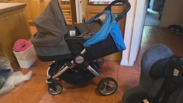 Steelcraft Agile Plus Pram Used & Bassinet (Near New)