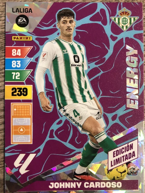 2024-25 Panini Select La Liga #132 Johnny Cardoso /99 Purple Prizm
