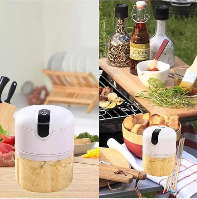 ELECTRIC MINI CHOPPER Food Processor Garlic Press Mixer Vegetable