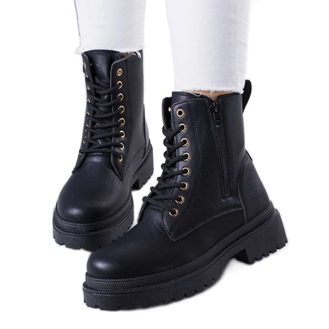 BM BOTAS NEGRAS en la suela Ali de moda. negro EUR 48,41 - PicClick FR