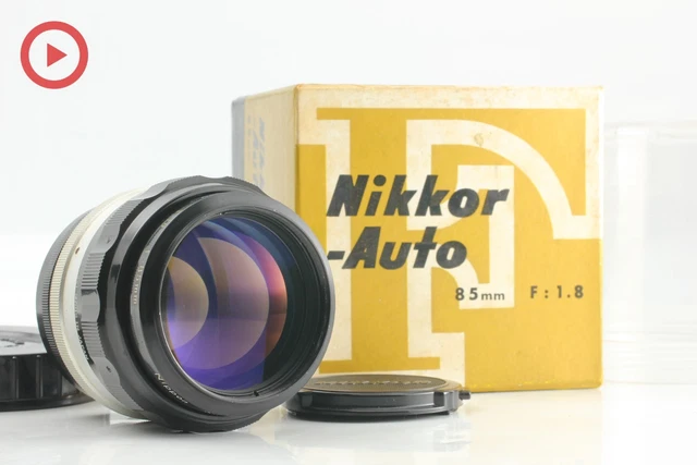 [Near MINT in Box Case] Nikon Nikkor-H Auto 85mm f/1.8 Non Ai MF Lens From JAPAN