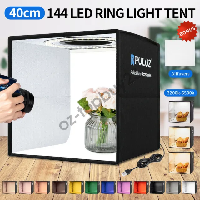 25cm/40cm Photography LED Light Box Tent Portable Cube Room Photo Studio PULUZ