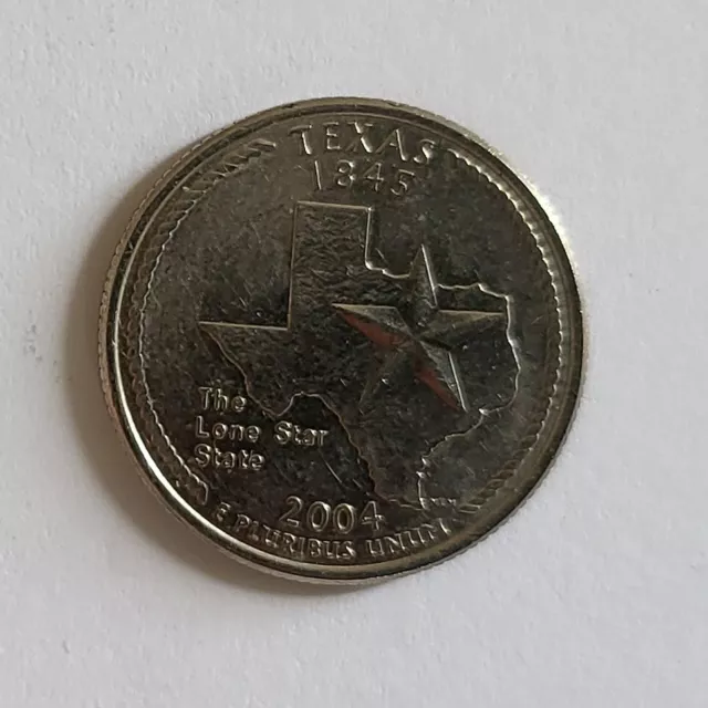 USA United States America Quarter Dollar Texas 1845 Collectable 2004 coin