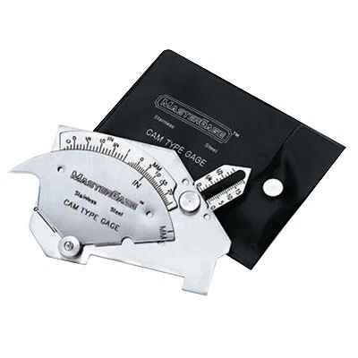 Cam-Type Weld Gages, 1/8 in  to 1 In, Inch/Metric ORS Nasco Best Welds MG8
