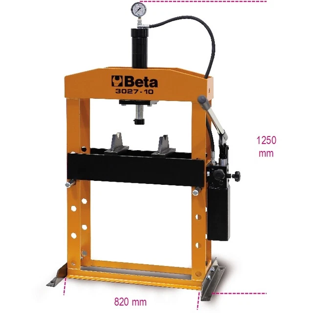 3027 10 Beta Pressa Idraulica con Pistone Mobile Max 10 Tonne