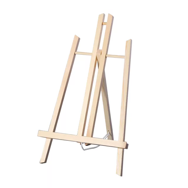 Portable Lightweight Indoor For Painting Display Stand Wooden Triangle Easels#