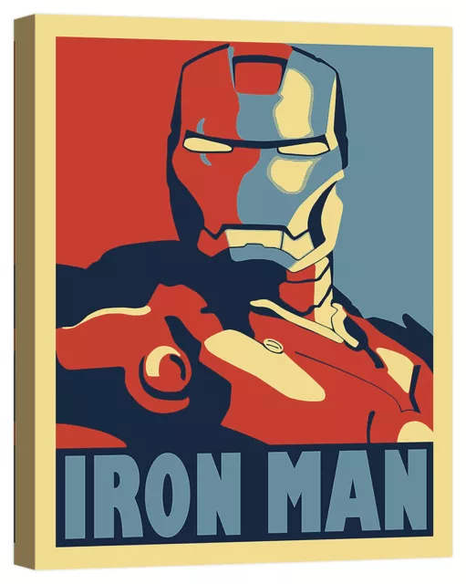 quadro iron man Stampa su tela Canvas effetto dipinto