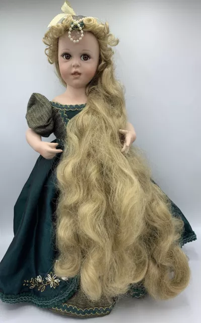 Ashton-Drake Galleries -Disney "Rapunzel" Porcelain Doll NEW in Box 1996