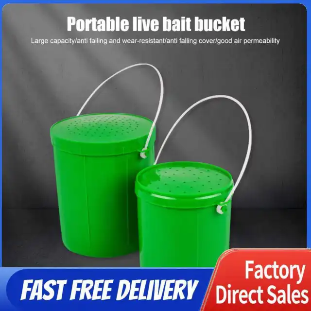 Worm Container Fishing Bait Box Lure Case Baits Container Red Worm