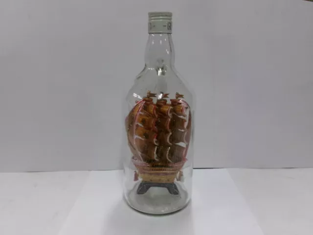 Antique Vintage Ship in a Bottle. Suntory Ltd. Liquor Bottle Japan Antique Vintage Ship in a Bottle. Suntory Ltd. Liquor Bottle Japan