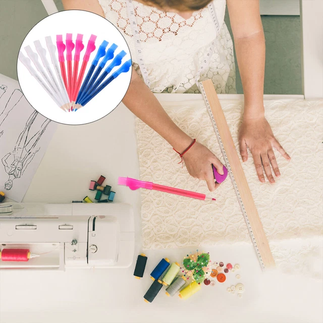 12 Stück Marker Bleistifte Nähen Stoff Arbeitswerkzeuge Kleid