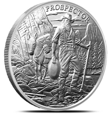 Provident Prospector Silver Round 1 Oz .999 Pure Fine Silver Bullion In Stock!!