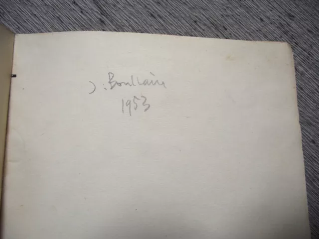 Albert Fournier MÉTIERS CURIEUX DE PARIS Signature de Jacques Boullaire 1953 2