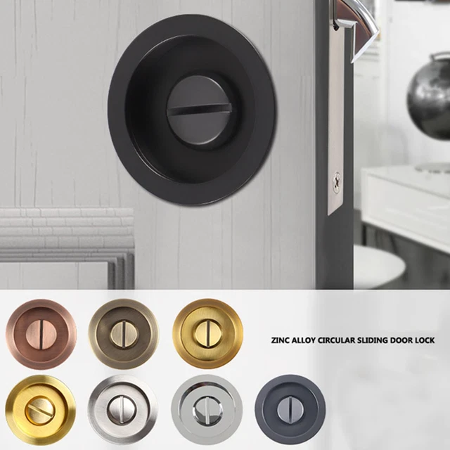 Cerradura de puerta corredera duradera y práctica para puertas interiores de baño puertas puertas