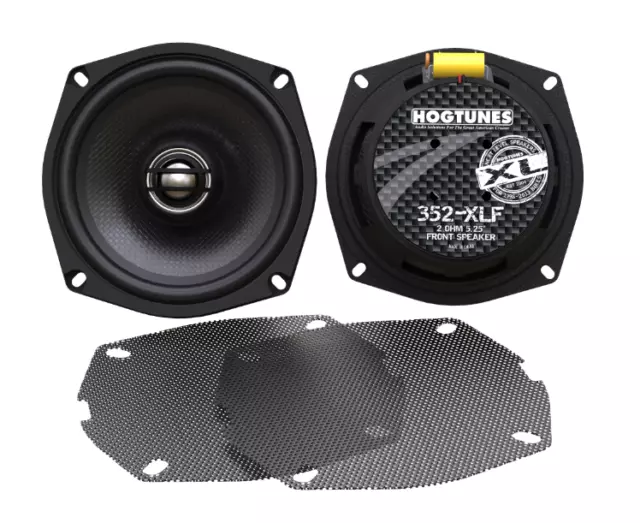 Hogtunes XL Amp Speaker Kit 4405-0613 For Harley 1998-2013 FLH 2