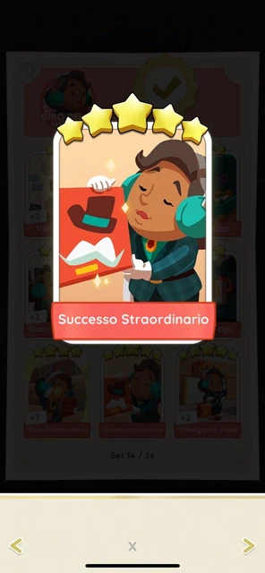 CARTA MONOPOLY GO - Successo Straordinario - 5 Stelle ⭐⭐⭐⭐⭐ EUR 3,99 - IT