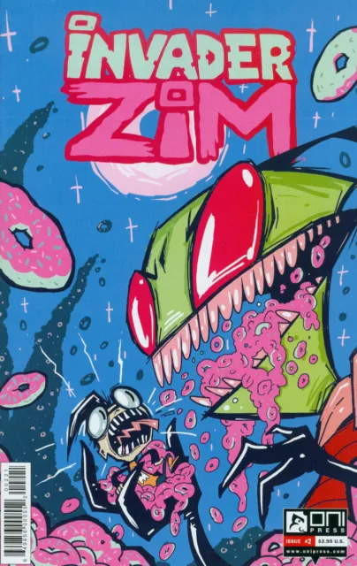 Jhonen Vasquez's Invader Zim #2 Cover B Variant 1St Print Oni Press Nickelodeon