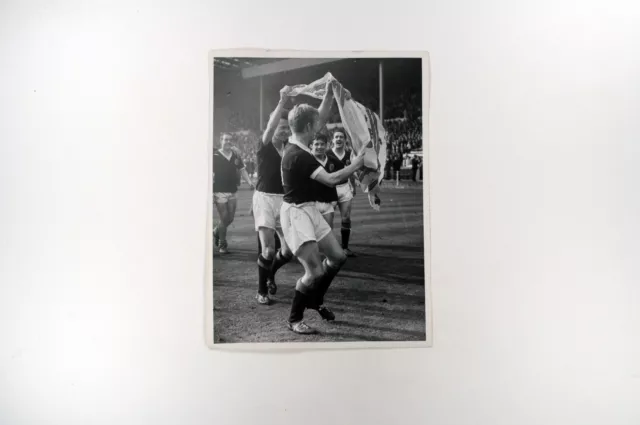 Vintage Press Photo Football, England Vs Scotland, 1963, print 20 X 15 CM 2