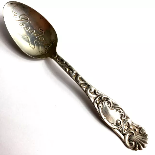 PASADENA CALIFORNIA Vintage Sterling Silver 5.5" Souvenir Spoon Art Deco LA West