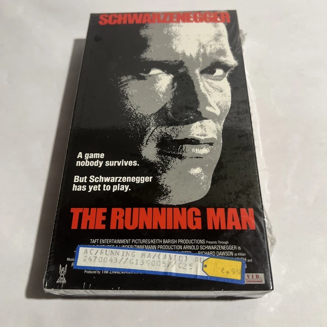 THE RUNNING MAN (VHS, 1999) Arnold Schwarzenegger Brand New 23.00