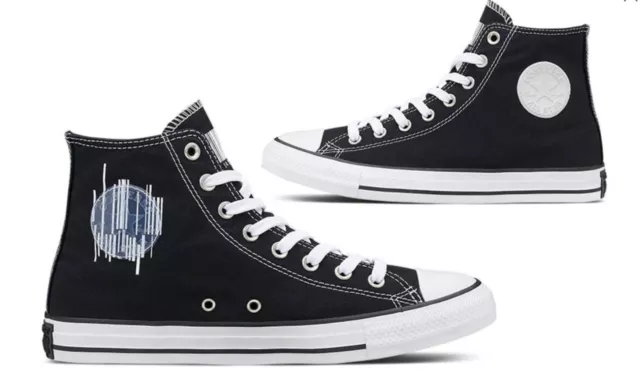 Scarpe donna uomo Converse All star nero HI ao2583c sneakers collo alto premium