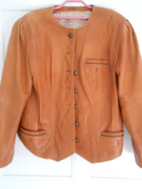 blouson, veste en cuir Vintage