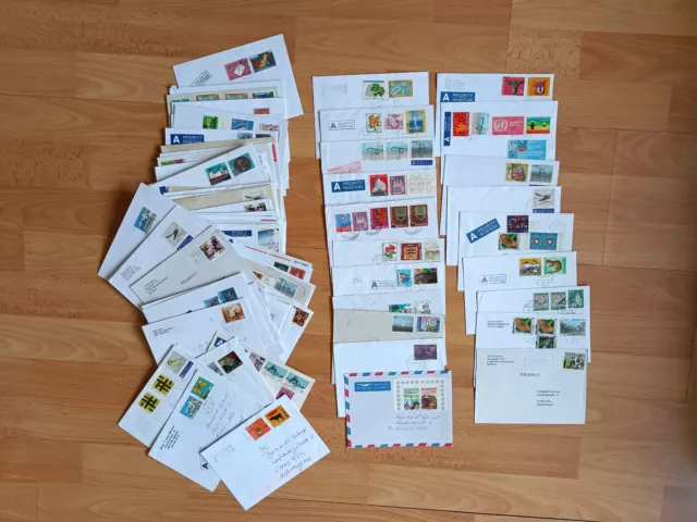 Briefposten über 230x Schweiz, meist philatelistische Korrespondenz, ua R-Briefe