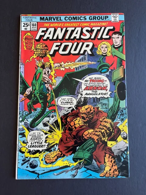 Fantastic Four #160 - 1st Appearance of Albert DeVoor (Marvel, 1975) F/VF