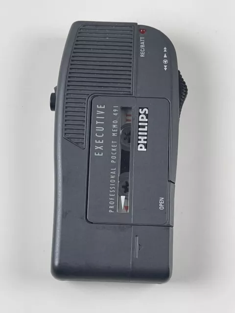 Philips Executive Professional Pocket Memo 491 Dictaphone. Fully Working