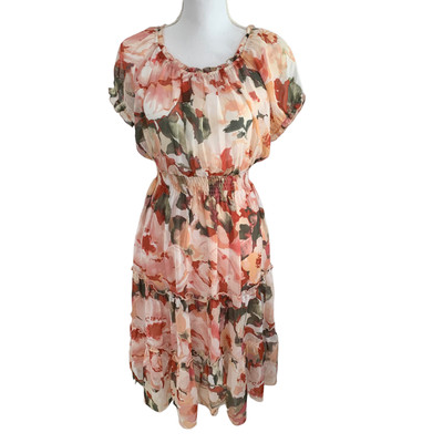 KATE and LILY Floral Chiffon Dress Size 4