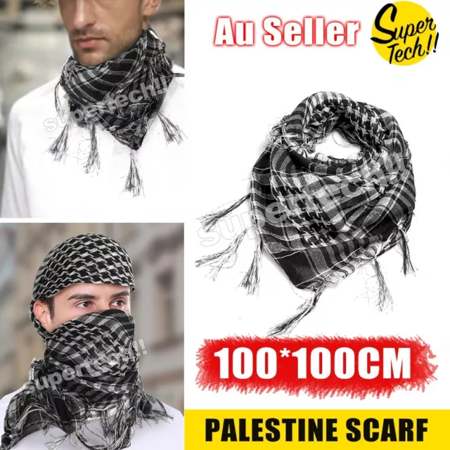 Winter Warm Neck Scarf Arab Army Tactical Shemagh KeffIyeh Military Palestine