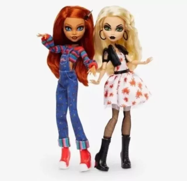 Monster High Skullector Chucky and Tiffany Doll 2-Pack Mattel BRAND NEW N HAND